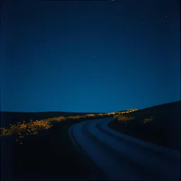 Winding rural roads