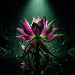 Mi  flor de  loto, autor miguel peralta