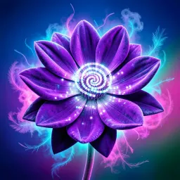 Purple Flower.