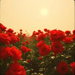 Jardinero de rosas Rojas
