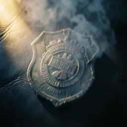 Behind the badge