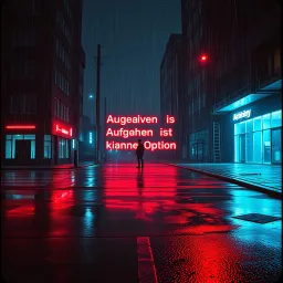 Aufgeben ist keine Option