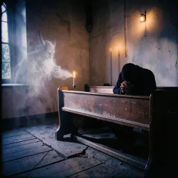 In darkness