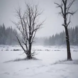 Huellas en la nieve