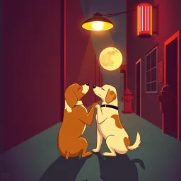 Two Dogs Slow Dancing