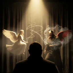 Angel On The Left, Trouble On The Right