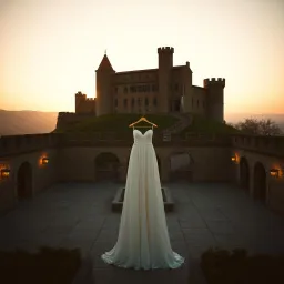 Castle On A Hill In Italy