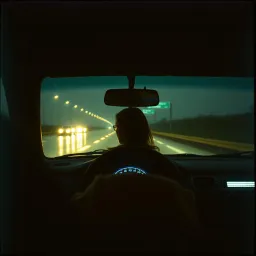 Brunette in My Rearview