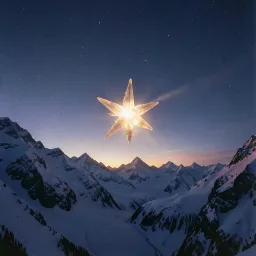 Star fall & night