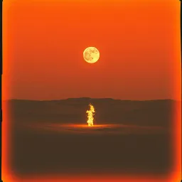 Fire in the sand