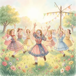 Midsommar i Vittangi
