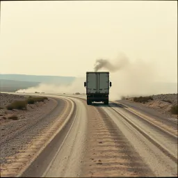 Black tires and smoke .