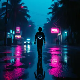 Out of sight, running away