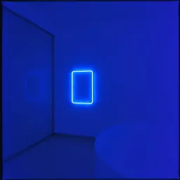 Blue Lights in the Room