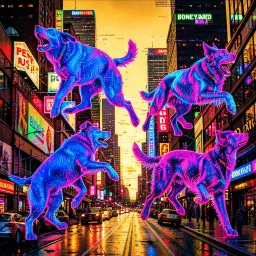 Four-Dog Chaos