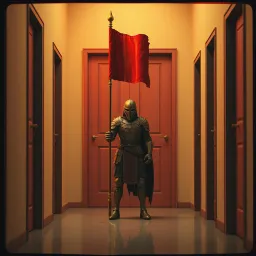 Closed door