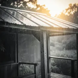 September Rain on a Tin Roof