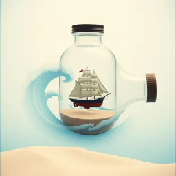 Ship in a bottle