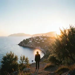 Debout dans la lumière