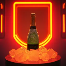 Champagner Auf Eis