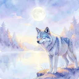 Wolf Blue Eyes