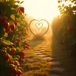 Strawberries red