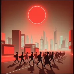 Marching in