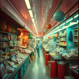 Grocery shoppin. 
