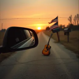 Dog Tags in the Rearview