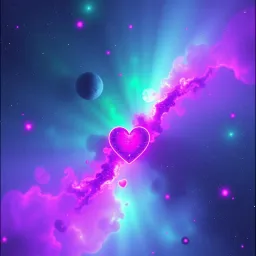 Cosmic Neon Love