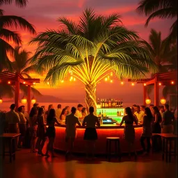 Banyan bar Christmas vibes