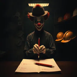 Hey, inspector learn some words wrote in red