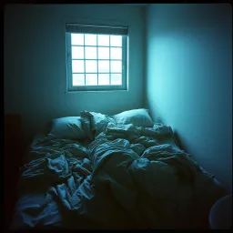 making the bed