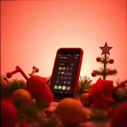 Celular en Navidad