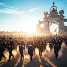 The big military March
