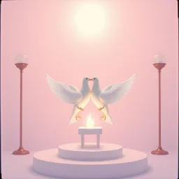 Promessa no altar
