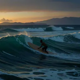 End of the wave