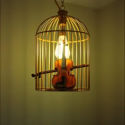 Caged like a little bird
